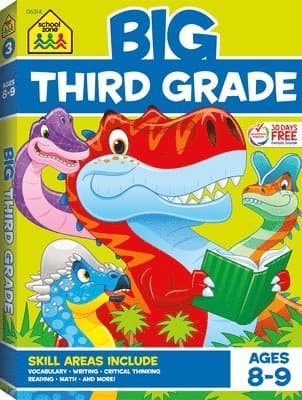 School Zone Big Third Grade Workbook