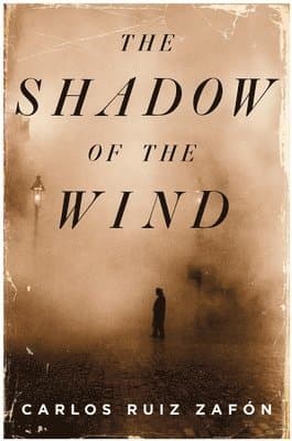 Omslag till boken The Shadow of the Wind av Carlos Ruiz Zafon