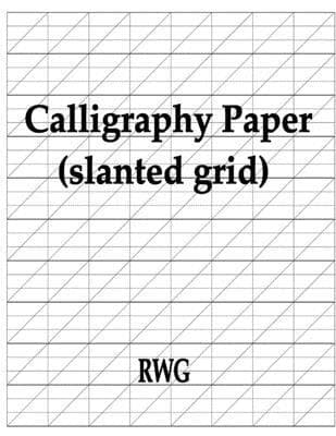 Calligraphy Paper (slanted grid)