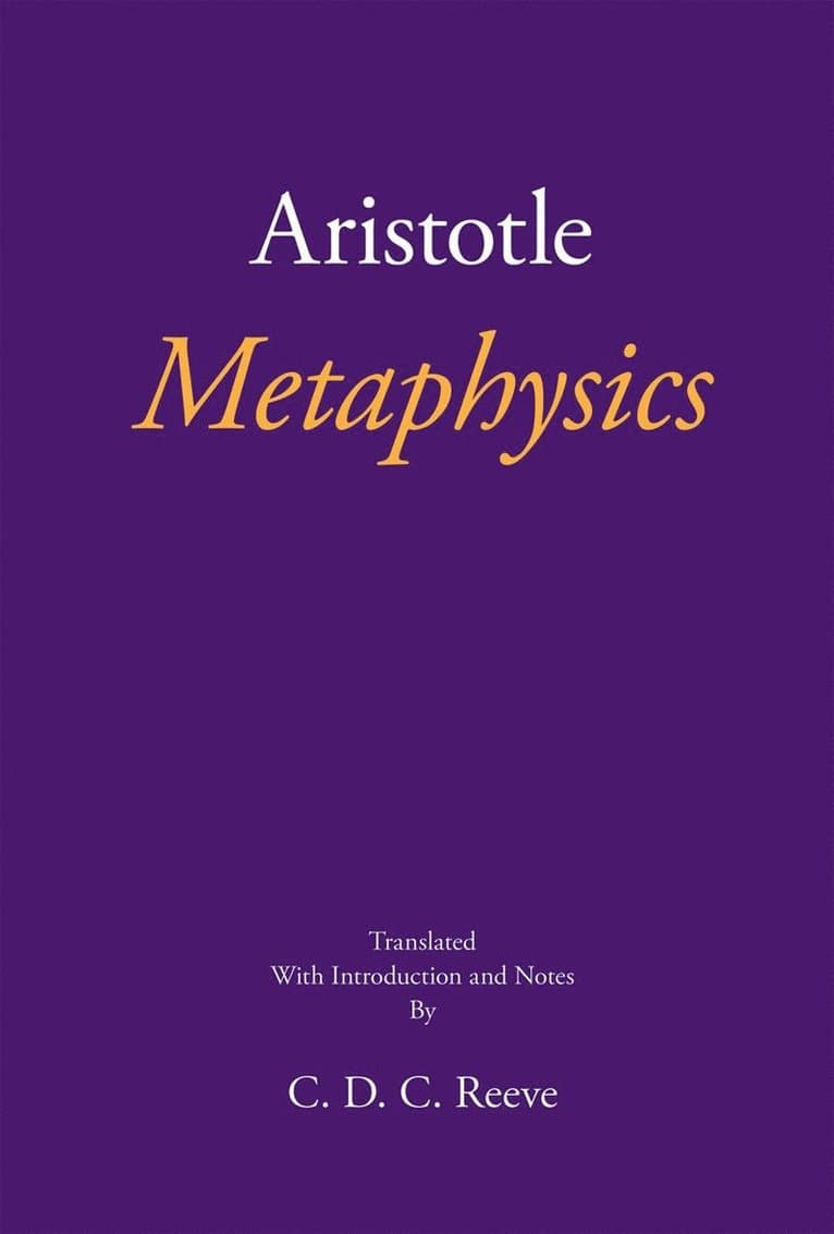 Omslag till boken Metaphysics av Aristotle