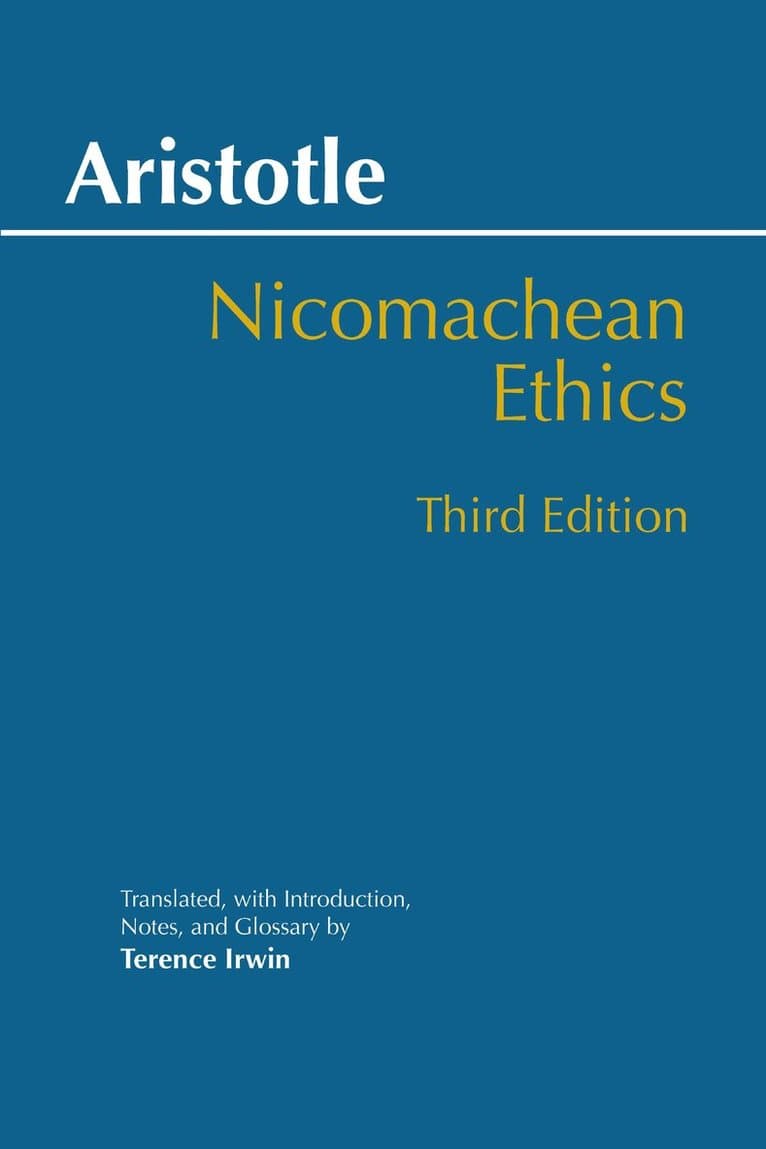 Omslag till boken Nicomachean Ethics av Aristotle