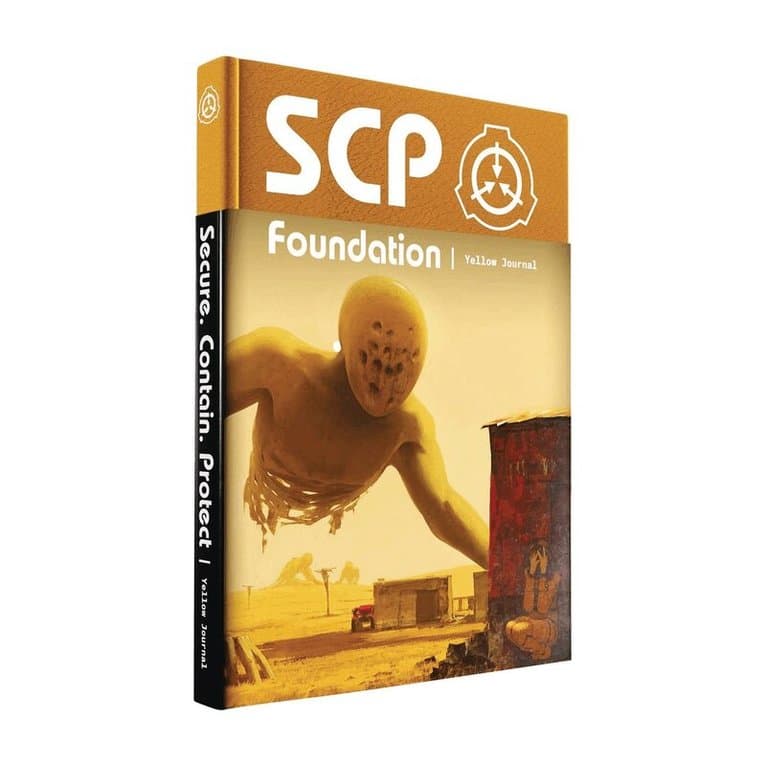 SCP Foundation Artbook Yellow Journal HARDCOVER Edition