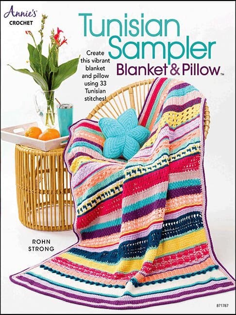 Tunisian Sampler Blanket & Pillow
