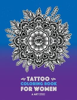 Tattoo Coloring Book For Women