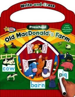 Active Minds Write-And-Erase Preschool Old Macdonald's Farm