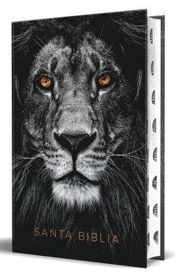 Biblia Rvr 1960 Letra Grande Tamaño Manual, Tapa Dura León de Juda Con Índice / Spanish Bible Rvr 1960 Handy Size Large Print Hardcover Lion of Judah