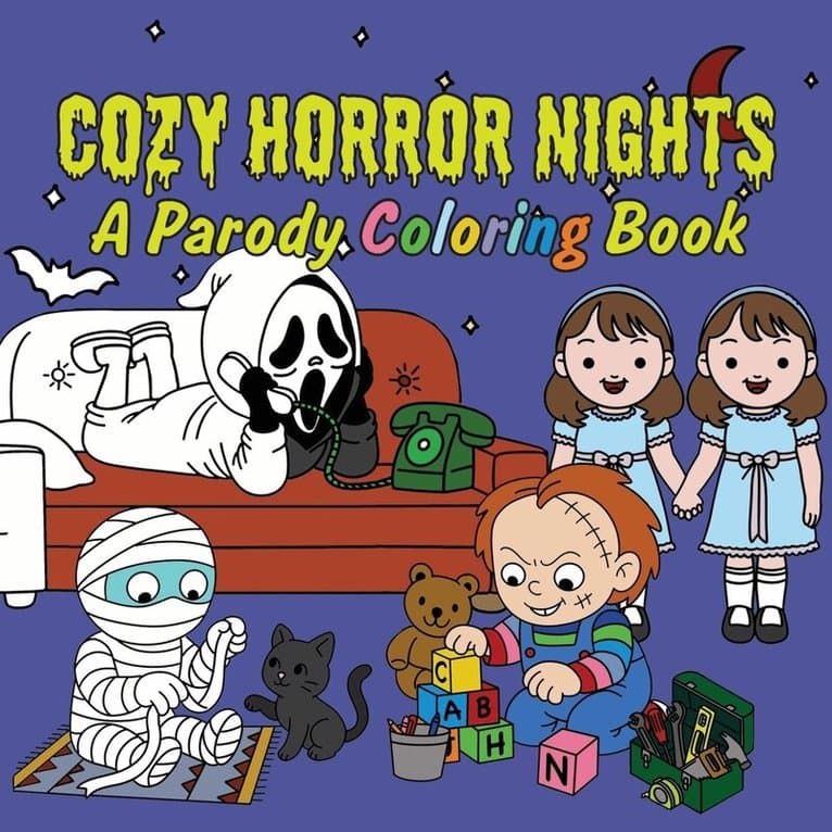Cozy Horror Nights: A Parody Coloring Book