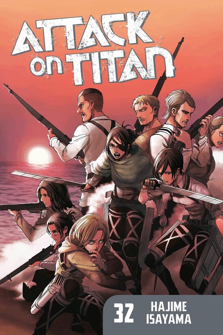 Omslag till boken Attack on Titan 32 av Hajime Isayama