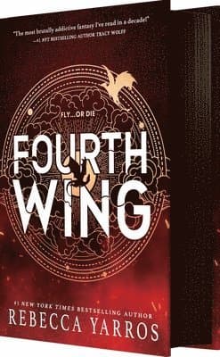 Omslag till boken Fourth Wing av Rebecca Yarros