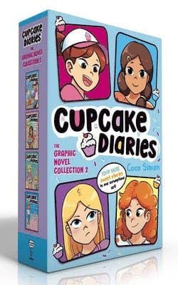 Cupcake Diaries the Graphic Novel Collection 2 (Boxed Set): Katie, Batter Up! Graphic Novel/Mia's Baker's Dozen Graphic Novel/Emma All Stirred Up! Gra