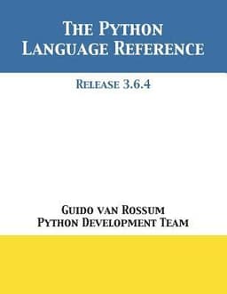 Python Language Reference