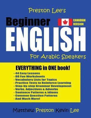 Preston Lee's Beginner English For Arabic Speakers (Canadian Version)