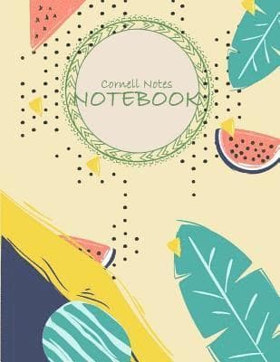Cornell Notes Notebook: Note Taking Notebook, For Students, Writers, school supplies list, Notebook 8.5 x 11- 120 Pages