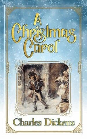 Omslag till boken Christmas Carol av Charles Dickens