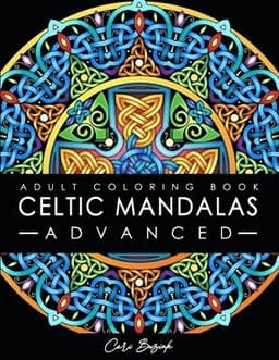 Celtic Mandalas - Advanced - adult coloring book