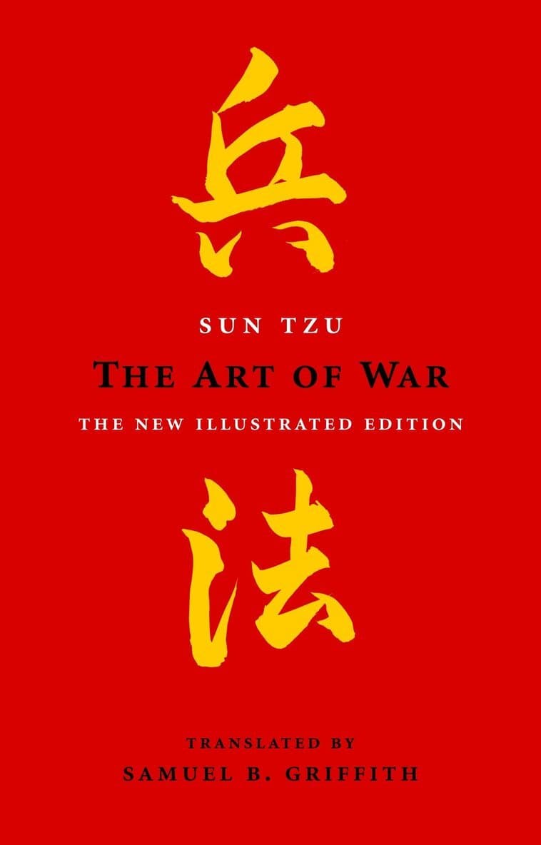 Omslag till boken Art of War av Sun Tzu