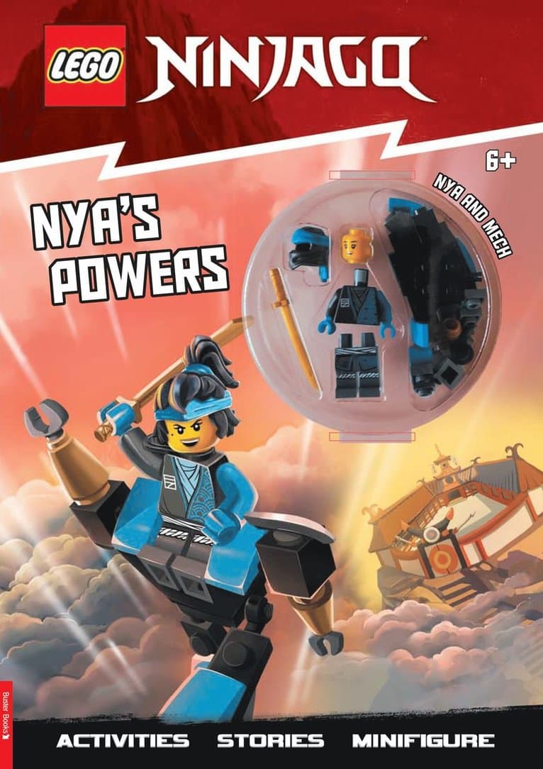 LEGO® NINJAGO®: Nya's Powers Activity Book  (with Nya LEGO minifigure and mech)