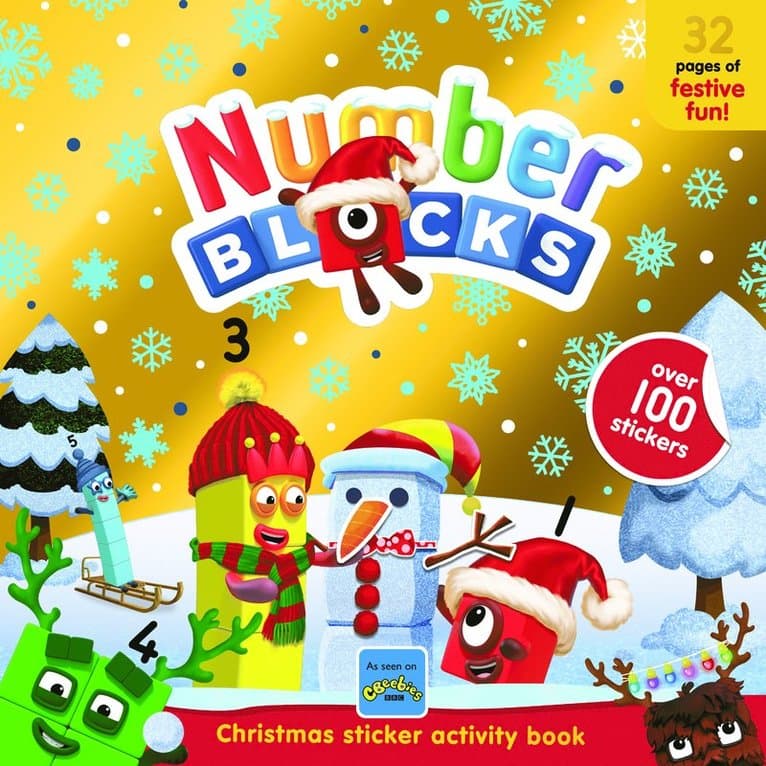 Numberblocks Christmas Sticker Activity Book