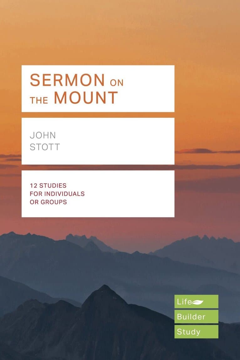 Sermon on the Mount (Lifebuilder Study Guides)