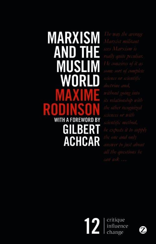 Omslag till boken Marxism and the Muslim World av Maxime Rodinson