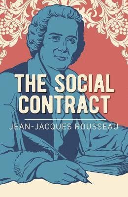 Omslag till boken Social Contract av Jean-Jacques Rousseau