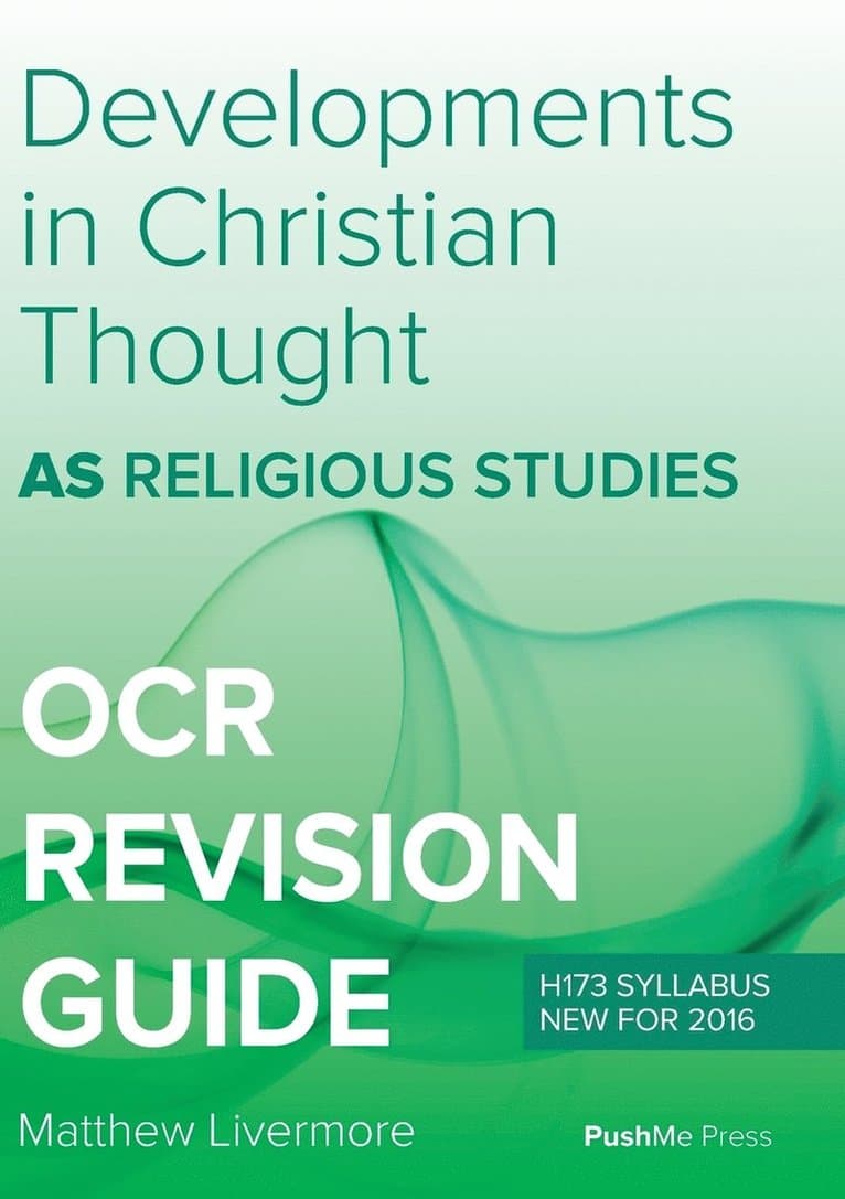 As Developments in Christian Thought