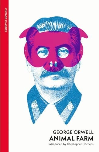 Omslag till boken Animal Farm av George Orwell