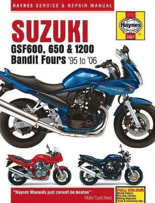 Suzuki GSF600, 650 & 1200 Bandit Fours (95 - 06) Haynes Repair Manual