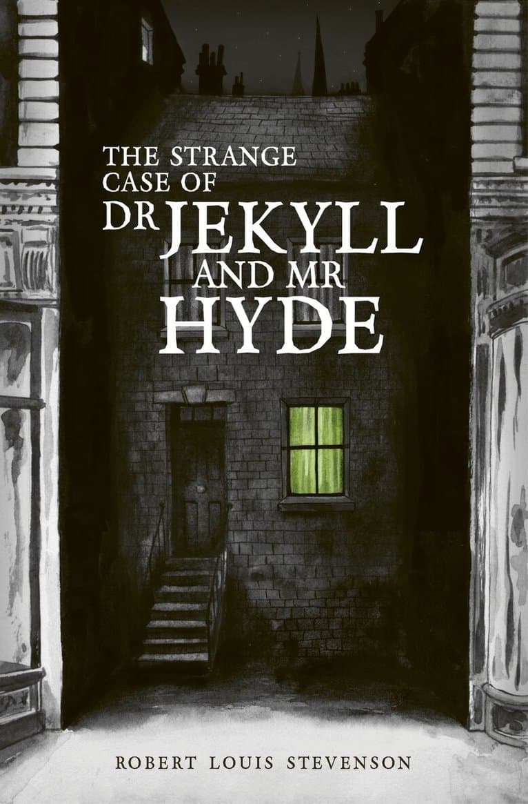 Omslag till boken The Strange Case of Dr Jekyll and Mr Hyde av Robert Louis Stevenson