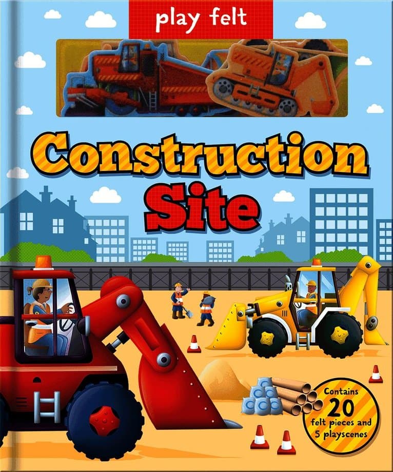 Play Felt Construction Site - Activity Book