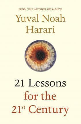Omslag till boken 21 Lessons for the 21st Century av Yuval Noah Harari