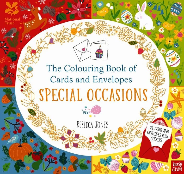 National Trust: The Colouring Book of Cards and Envelopes: Special Occasions