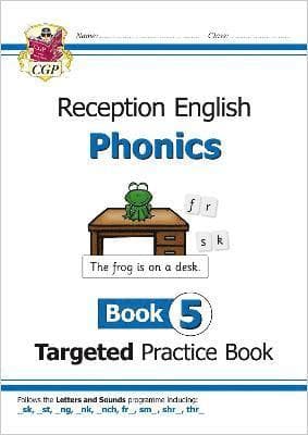 Reception English Phonics Targeted Practice Book - Book 5