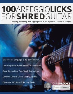 100 Arpeggio Licks for Shred Guitar