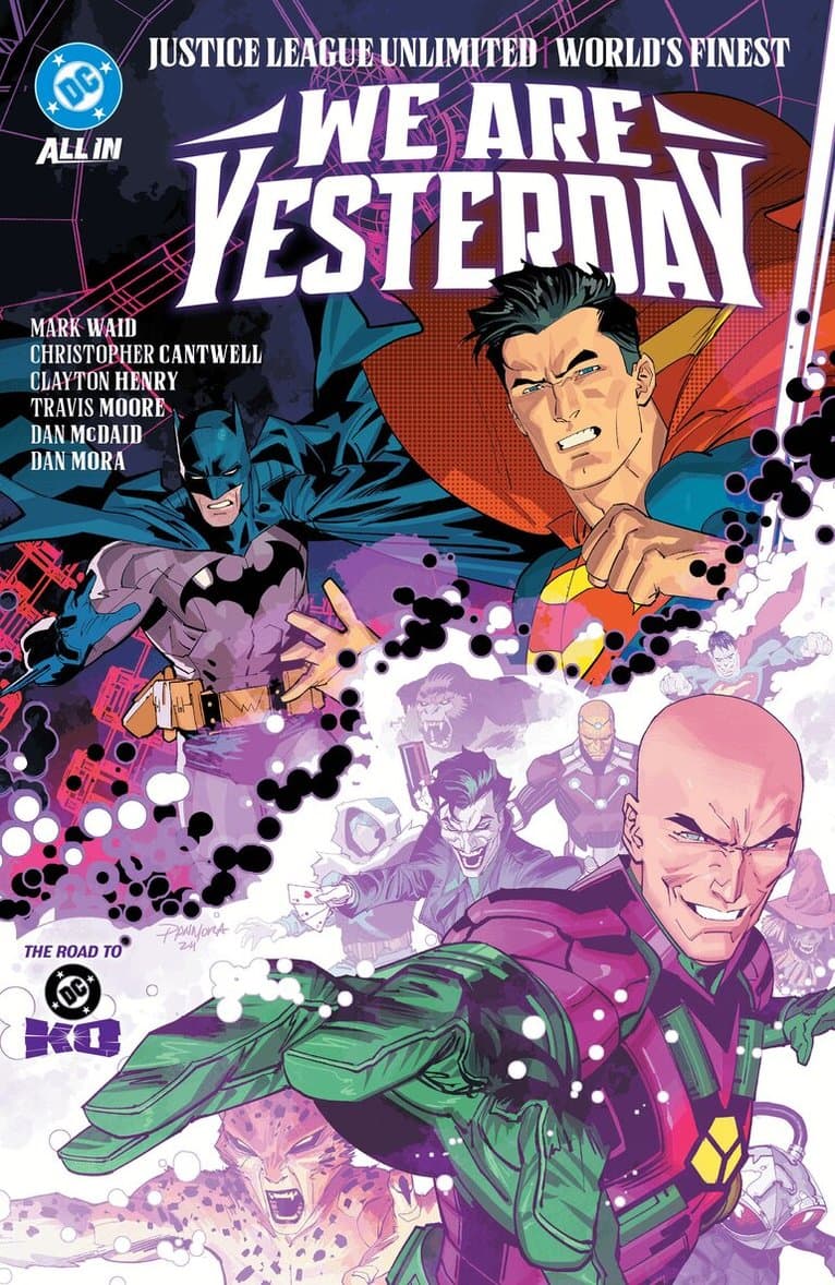 Omslag till boken Justice League Unlimited/World's Finest: We Are Yesterday av Mark Waid