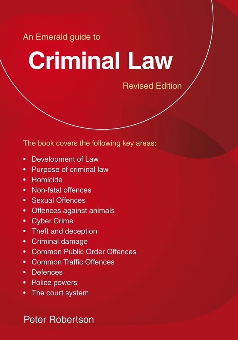 Emerald Guide to Criminal Law