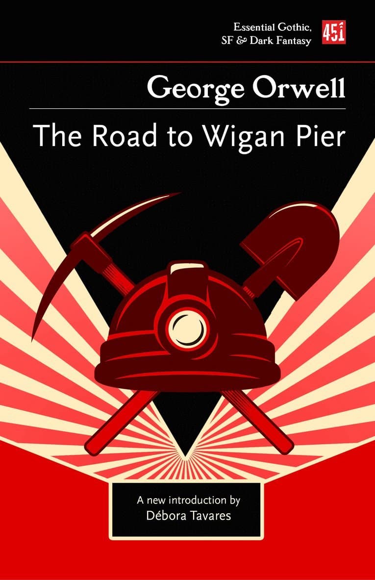 Omslag till boken Road to Wigan Pier av George Orwell