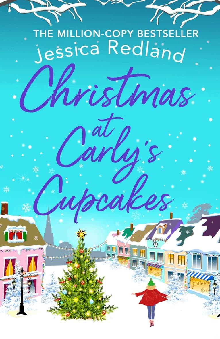 Omslag till boken Christmas at Carly's Cupcakes av Jessica Redland