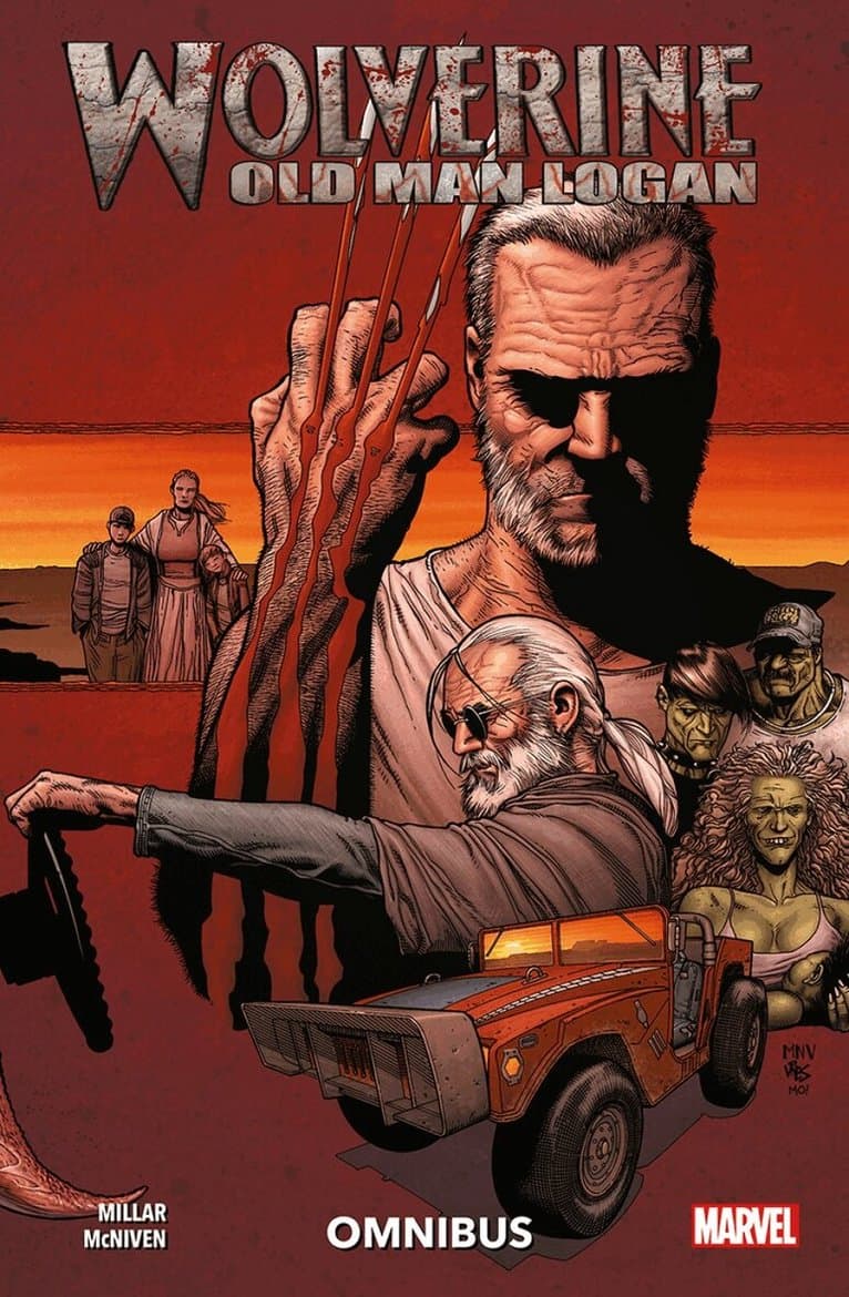 Omslag till boken Wolverine: Old Man Logan av Mark Millar
