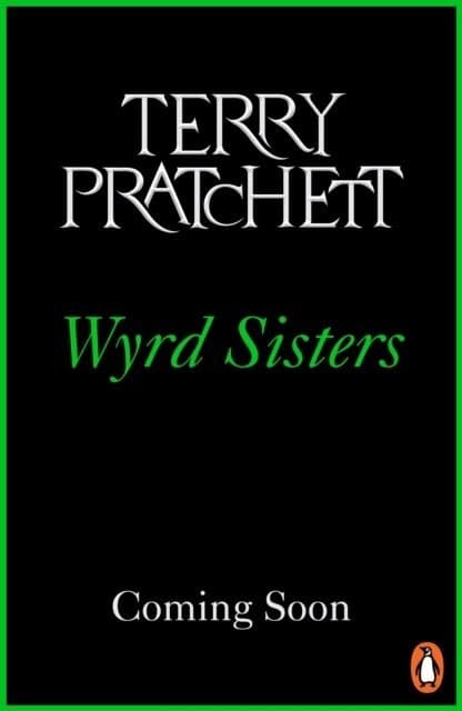 Omslag till boken Wyrd Sisters av Terry Pratchett