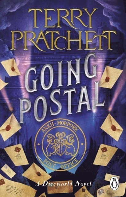 Omslag till boken Going Postal av Terry Pratchett