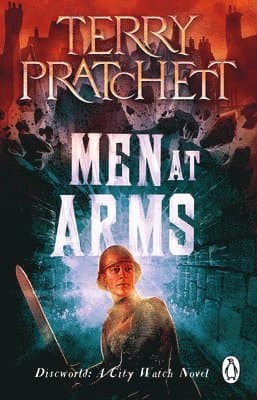 Omslag till boken Men At Arms av Terry Pratchett