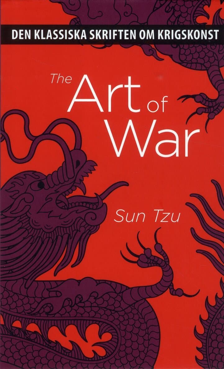 Omslag till boken The art of war av Sun Tzu