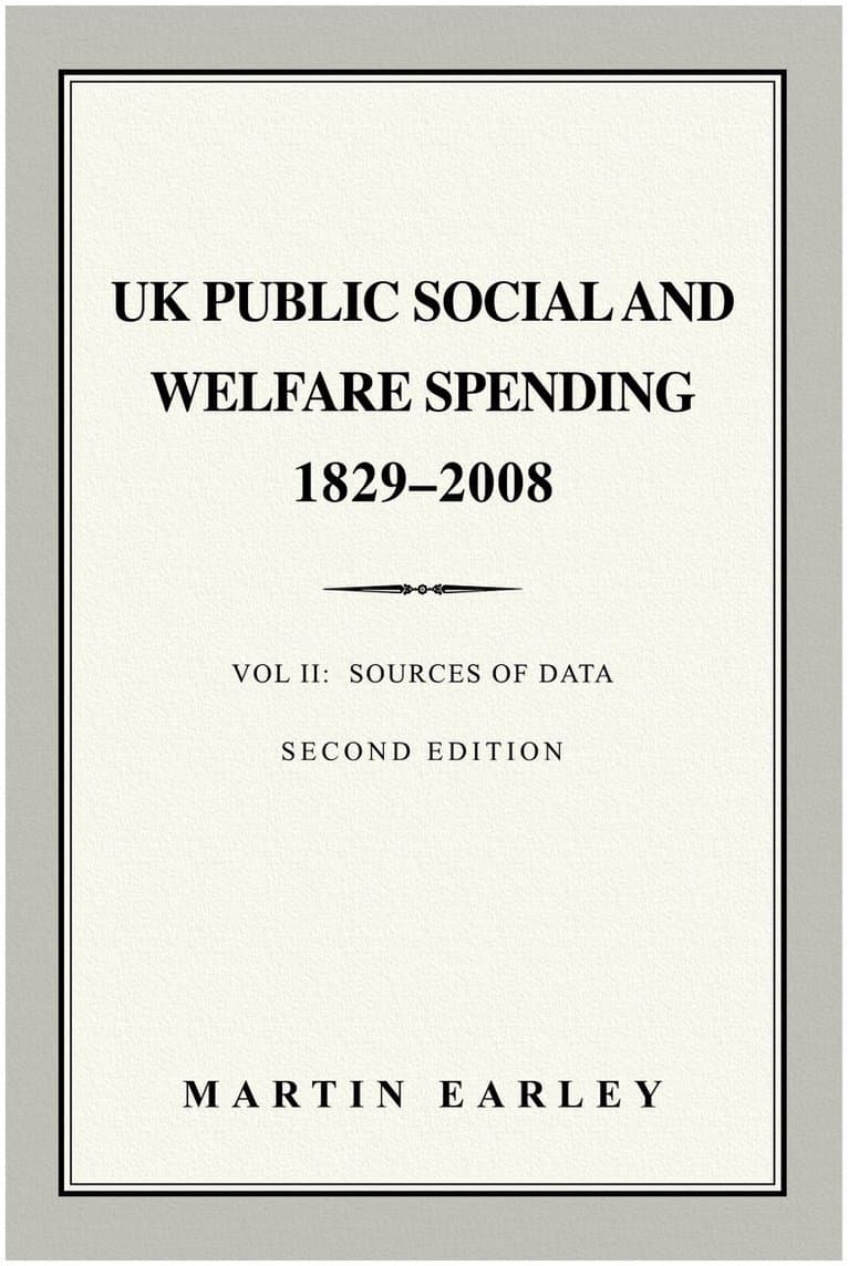 UK Public Social & Welfare Spending 1829–2008