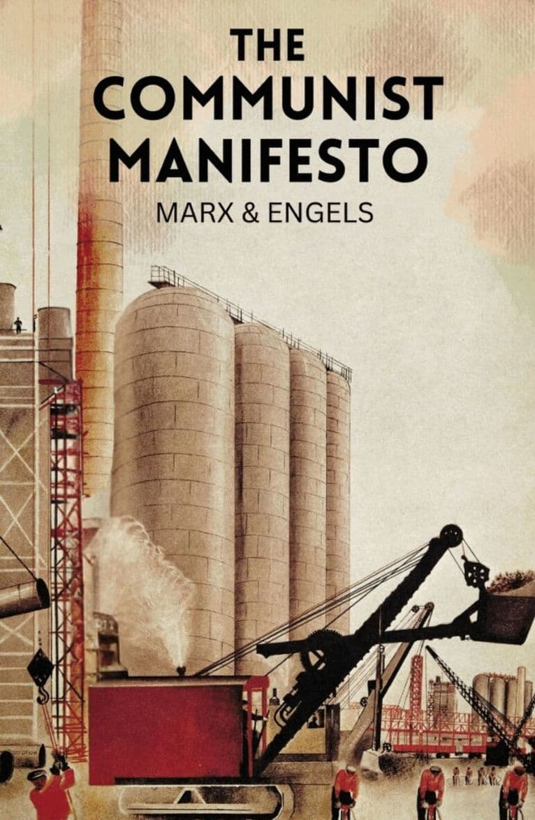 Omslag till boken Communist Manifesto av Karl Marx