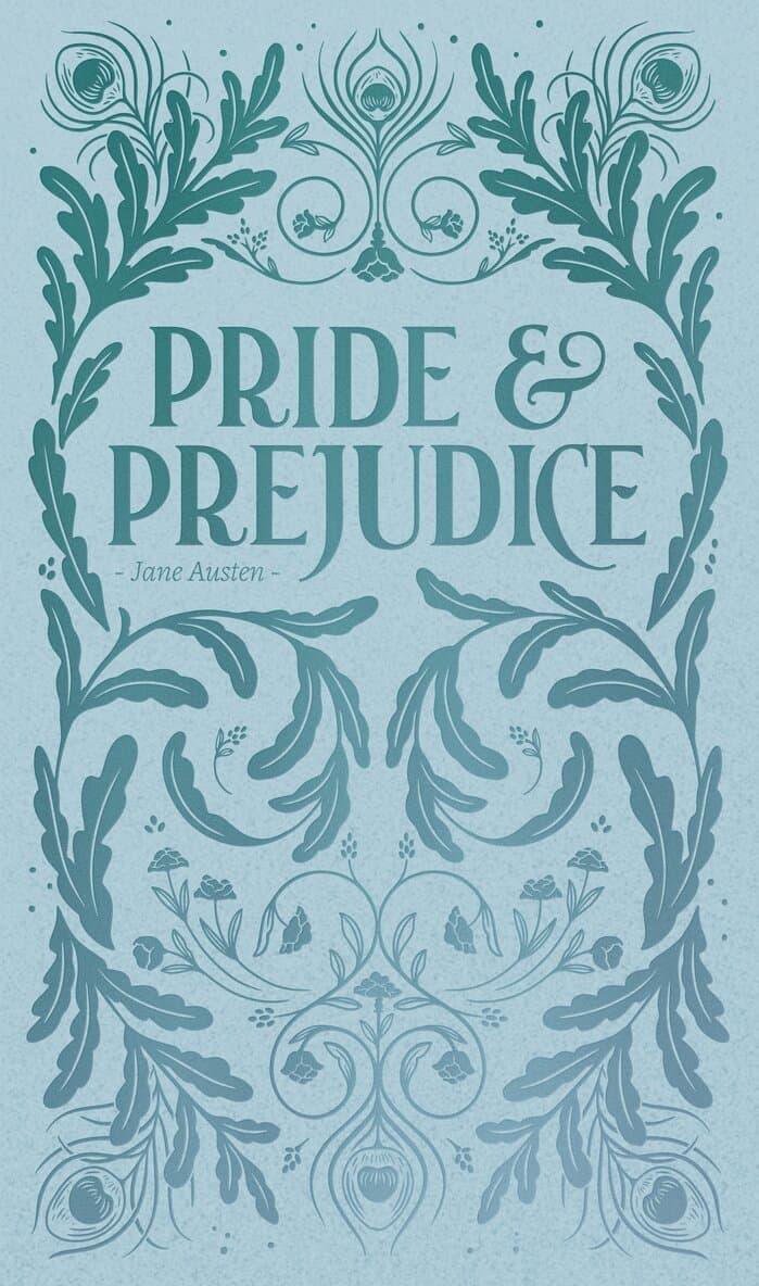 Omslag till boken Pride and Prejudice av Jane Austen