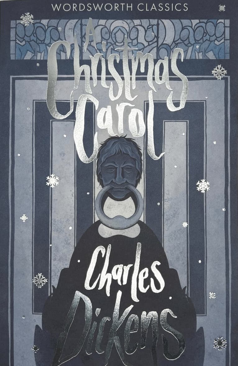 Omslag till boken Christmas Carol av Charles Dickens