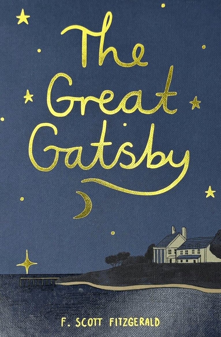 Omslag till boken Great Gatsby av F. Scott Fitzgerald