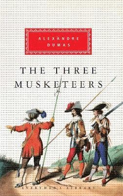 Omslag till boken Three Musketeers av Alexandre Dumas