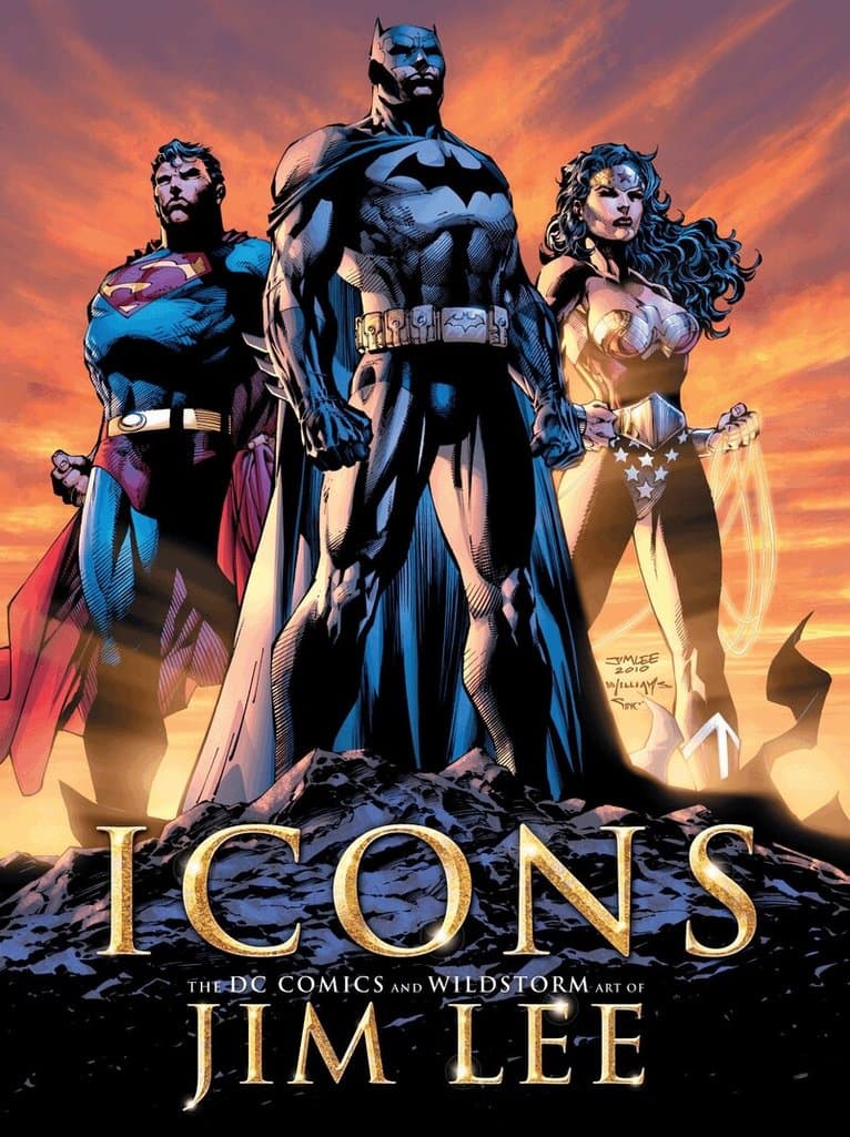 Omslag till boken Icons: The DC Comics and Wildstorm Art of Jim Lee av Jim Lee